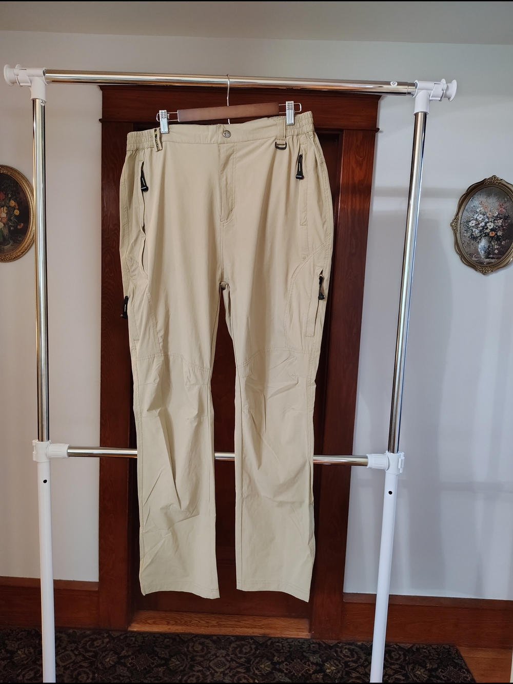 Men's Beige Outdoor Cargo Pants